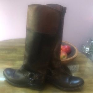 Frye Two Toned knee high boots